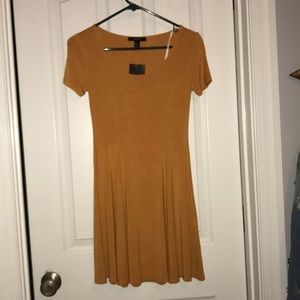 mustard dress